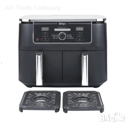 Фритюрник с горещ въздух Ninja AF400EU 9.5 L, черен, снимка 2 - Фритюрници - 51687365