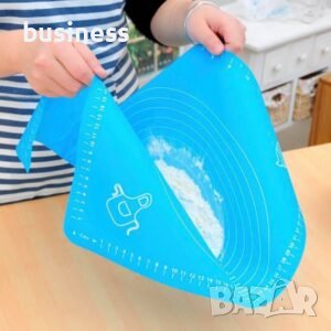 Силиконова подложка за месене и точене 46Х66СМ, снимка 2 - Аксесоари за кухня - 39125837