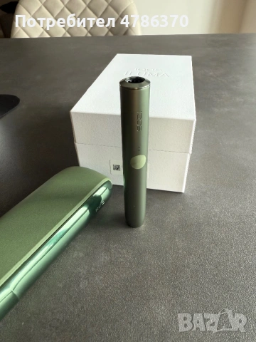 IQOS Iluma устройство, зелен цвят, ползвано броени пъти , снимка 5 - Друга електроника - 54077370