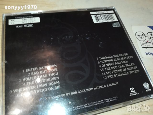 METALLICA CD-MADE IN FRANCE 0111231709, снимка 10 - CD дискове - 42811799