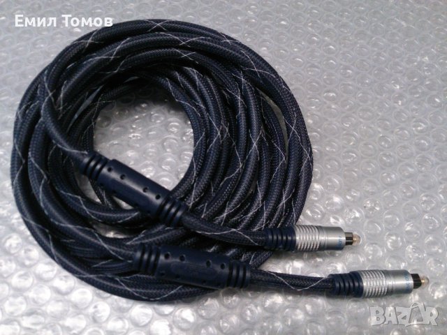 Оптичен цифров кабел Toslink за пренос на аудио и видео 5 метра, снимка 6 - Други - 36652943