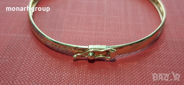 Златна гривна, снимка 4 - Гривни - 53206517