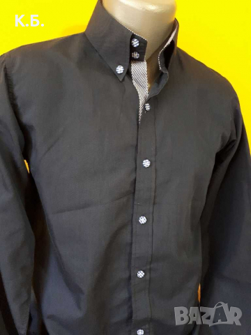 Нова! Елегантна мъжка риза р-р S, снимка 3 - Ризи - 36465873
