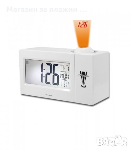 ЧАСОВНИК С ПРОЕКТОР ЗА СТЕНА ИЛИ ТАВАН (МЕТЕОЧАСОВНИК) - код 3605, снимка 12 - Друга електроника - 34240819