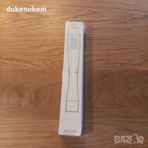 Нож и вилица за диня, 2-в-1, иноксов, ергономичен, за кухня и къмпинг, снимка 8 - Прибори за хранене, готвене и сервиране - 52638226