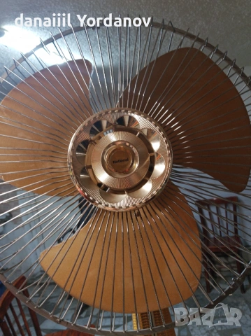Ретро вентилатор National F-401C с КАСЕТОФОН – Колекционерски! , снимка 3 - Антикварни и старинни предмети - 53058178