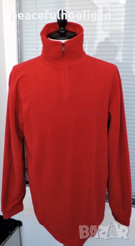 Champion мъжко червено поларено горнище с дълъг ръкав размер XL