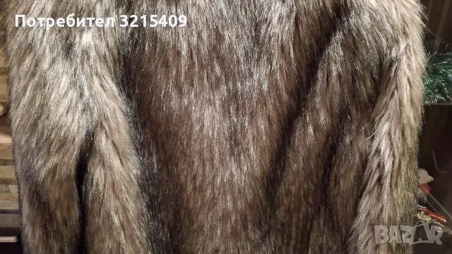 Дамско късо палто изкуствен косъм, снимка 4 - Палта, манта - 56451530