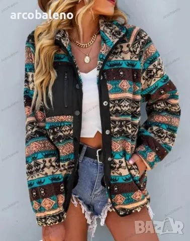 Модно дамско преходно ежедневно яке, 7цвята , снимка 10 - Якета - 48336671