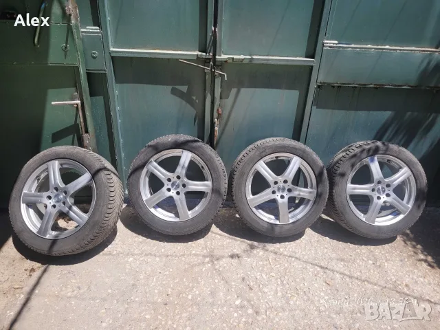 Джанти с гуми Michelin  17 цола смъкнати от Пежо. 7J  x  17   H2     , снимка 3 - Гуми и джанти - 56074523