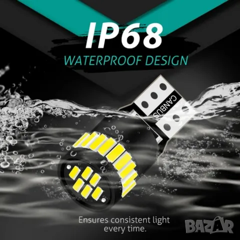 ЛЕД/LED диодни крушки за габарити. W5W/T10 , снимка 4 - Аксесоари и консумативи - 25637824