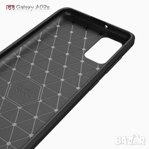 Samsung Galaxy A02s Удароустойчив Carbon Fiber Калъф и Протектор, снимка 5 - Калъфи, кейсове - 48612139