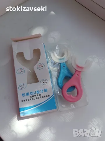 Иновативна четка за зъби за деца, С U Образна Форма, Ергономична, снимка 1