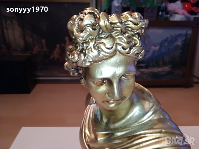 APOLLON BUST-GOLD EDITION 1406221954, снимка 8 - Антикварни и старинни предмети - 37087409