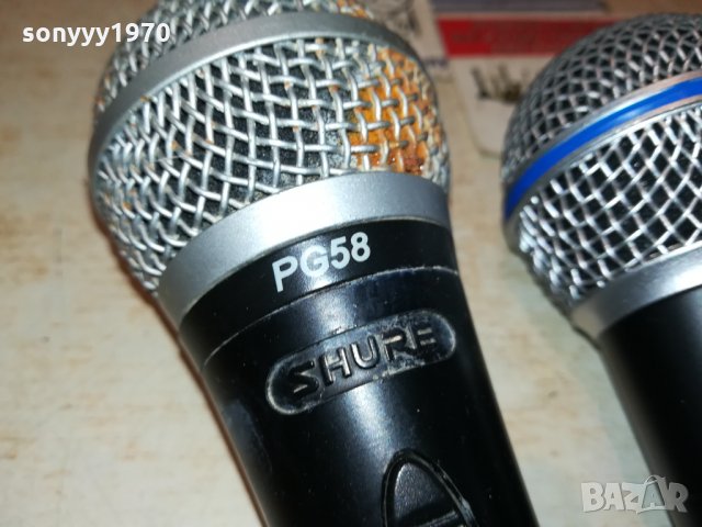 SHURE PG58 & SHURE BETA 58S 0912211353, снимка 7 - Микрофони - 35083383