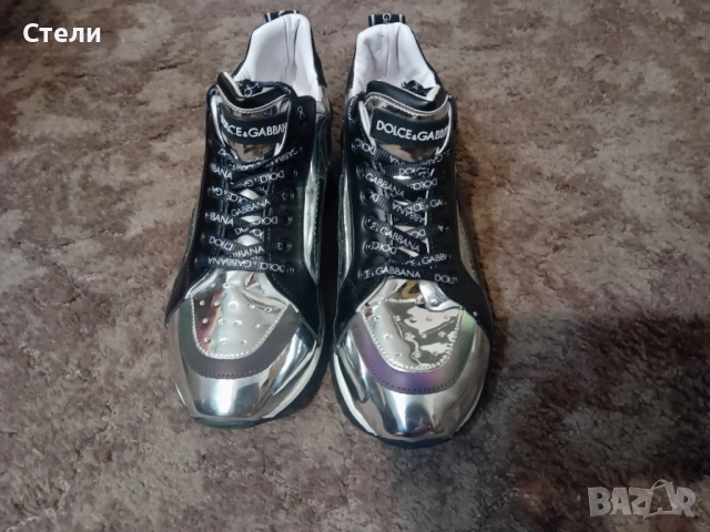 Dolce&Gabbana-кожени 39 номер, снимка 5 - Маратонки - 51725794