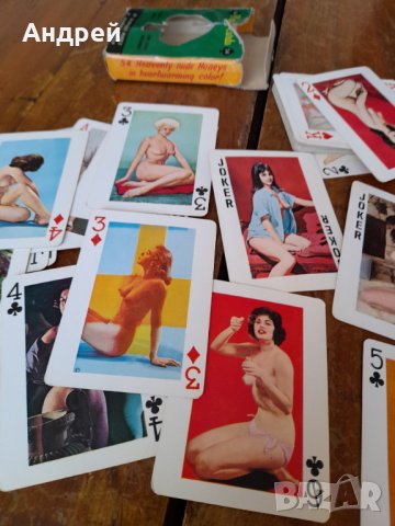 Стари Еротични карти за игра #12, снимка 4 - Други ценни предмети - 42828184