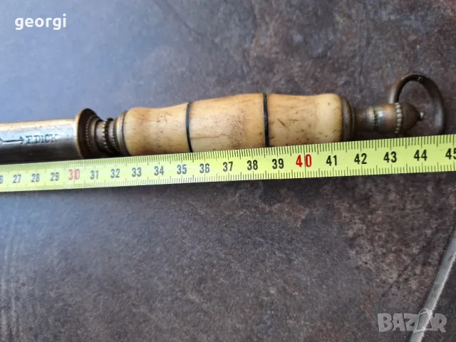 стар немски плосък масат точило за ножове F. Dick    25/4, снимка 11 - Колекции - 50150000