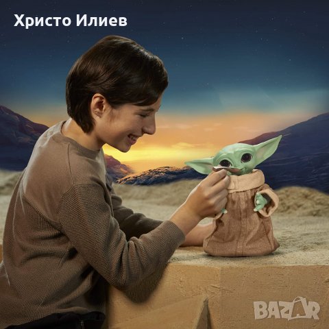 Star Wars Интерактивна играчка Мандалориан Бебе Йода Galactic Grogu, снимка 7 - Музикални играчки - 39362406