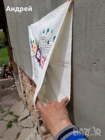 Старинна бродирана калъфка за възглавница #151, снимка 4 - Антикварни и старинни предмети - 36760340