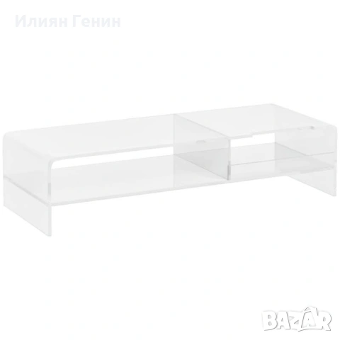 Стойка за монитор HOMCOM с отделение за клавиатура