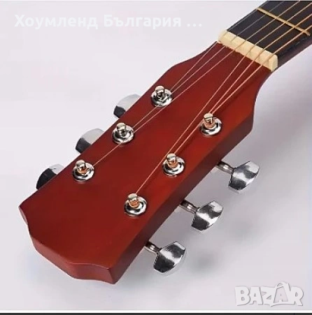 НОВО! Акустична КИТАРА с ПОДАРЪК калъф и аксесоари, снимка 4 - Китари - 54311902