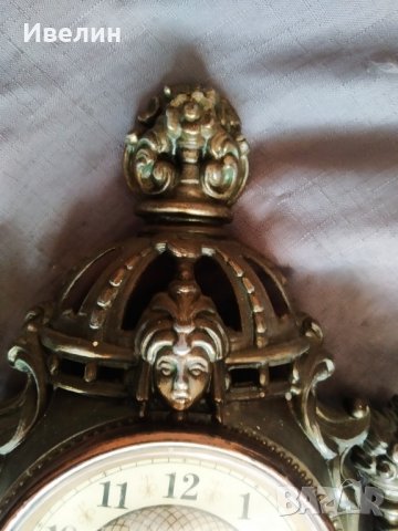бароков настолен часовник, снимка 3 - Антикварни и старинни предмети - 30105846