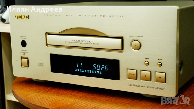 Продавам перфектен CD плеър Teac PD-H500C, снимка 6 - Аудиосистеми - 54199881