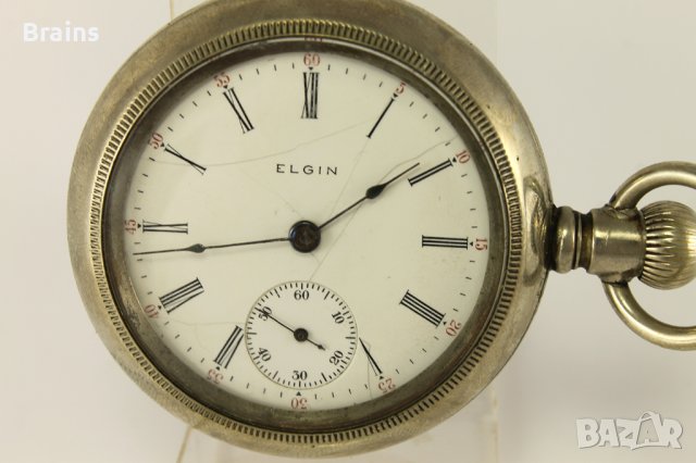 1905 Америкаснки Джобен Часовник ELGIN, снимка 3 - Антикварни и старинни предмети - 37723344
