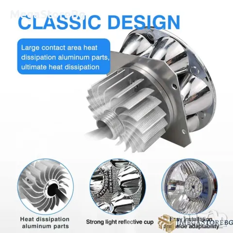 Халоген диоден за мотоциклет PA553 1 Брой, снимка 2 - Аксесоари и консумативи - 49179037