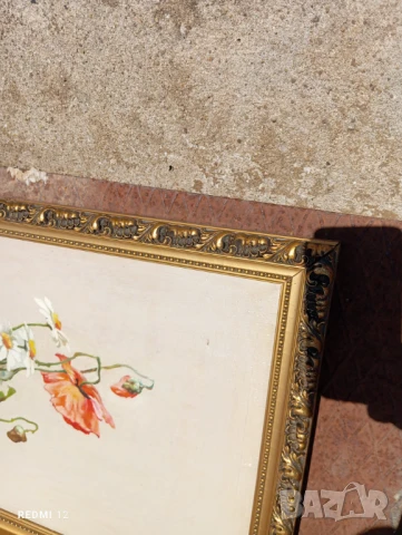 Картина МАК от маслени бой внос от Европа , снимка 7 - Картини - 51104379