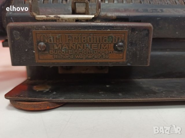Античен механичен калкулатор Triumphator H III, снимка 9 - Антикварни и старинни предмети - 32081348