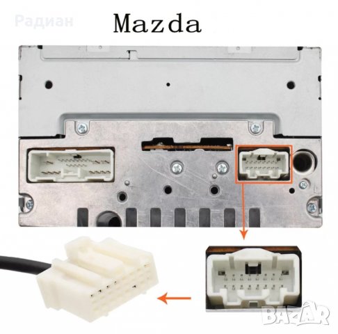 Дигитален чейнджър за Mazda USB AUX SD Bluetooth , снимка 3 - Аксесоари и консумативи - 29462795