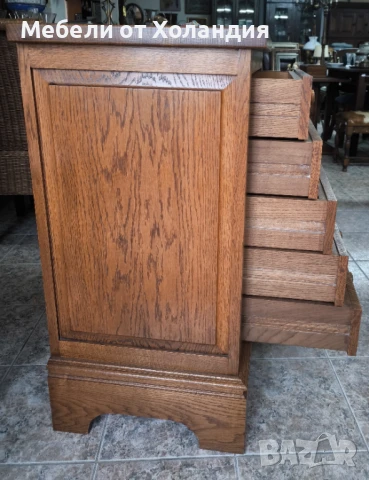 Тесен дъбов скрин, снимка 3 - Скринове - 50999467