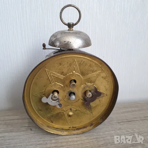 Стар Часовник Будилник Junghans 1938 година, снимка 7 - Антикварни и старинни предмети - 49573722