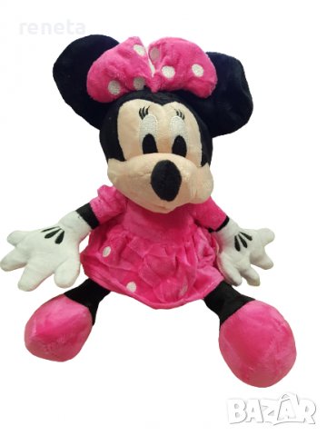 Играчка Minni Mouse, Плюшена, Розова рокля, 26 см, снимка 1 - Плюшени играчки - 37860510