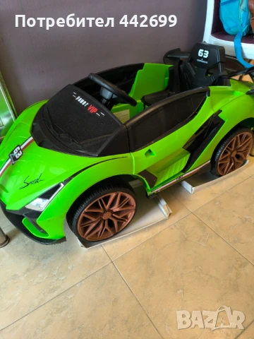 OCIE Кола акумулаторна 12V Power с родителски контрол Зелена 3470020-2R, снимка 1