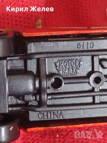 Метална количка MOTOR MAX MADE IN CHINA перфектно състояние 37702, снимка 9 - Колекции - 40694850