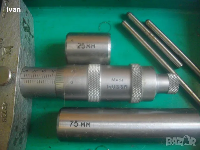 0-100мм НОВ РУСКИ/СССР ДЪЛБОКОМЕР МИКРОМЕТРИЧЕН МИКРОМЕТЪР ГМ 100 СДЕЛАНО В СССР, снимка 9 - Други инструменти - 50415084