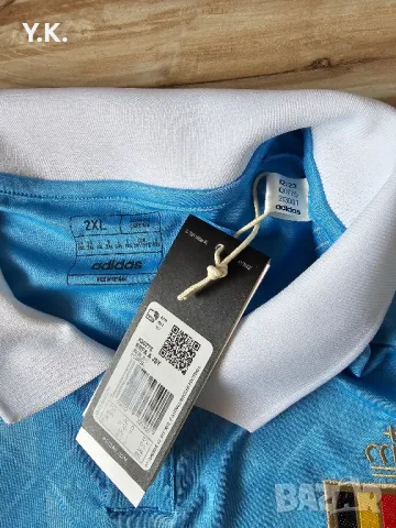 Оригинална мъжка тениска Adidas AeroReady x Belgium National Football Team / Season 24 (Away), снимка 4 - Тениски - 50113137