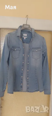 Дамска дънкова риза Esprit, снимка 3 - Ризи - 56348049