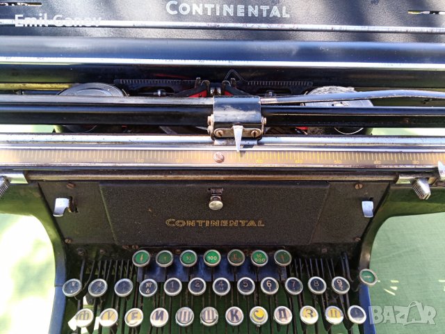 СТАРИННА ПИШЕЩА МАШИНА "CONTINENTAL", снимка 2 - Антикварни и старинни предмети - 40132877
