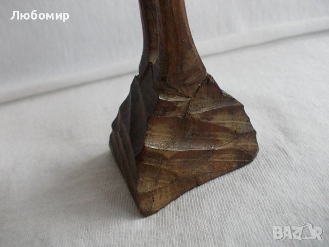 Дърворезба "Дървена Чапла", снимка 5 - Антикварни и старинни предмети - 44211601