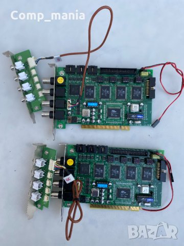 2бр. DVR платки за видеонаблюдение 4канални