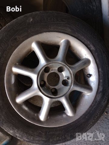 Алуминиеви джанти с гуми 195/65/15, снимка 2 - Гуми и джанти - 38651173