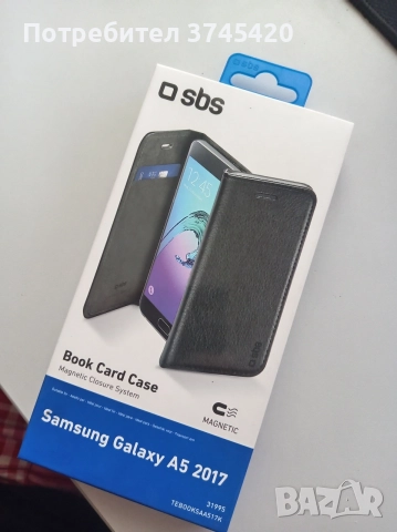 SBS Book Card Case - Samsung Galaxy A5 2017 - Нов, Неотварян