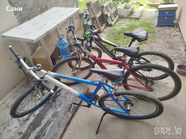 три велосипеда, колело 