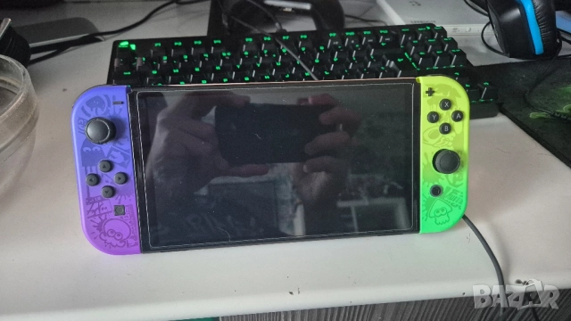 Nintendo Switch OLED Splatoon Edition + 3 Игри