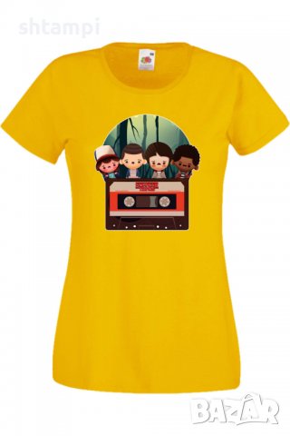 Дамска Тениска Stranger Things 4,Филм,Сериал,, снимка 10 - Тениски - 37314691