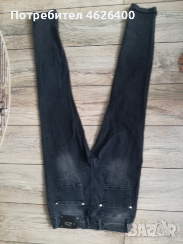 Продавам черни оригинални дънки-LUIZIN, снимка 5 - Дънки - 52099497